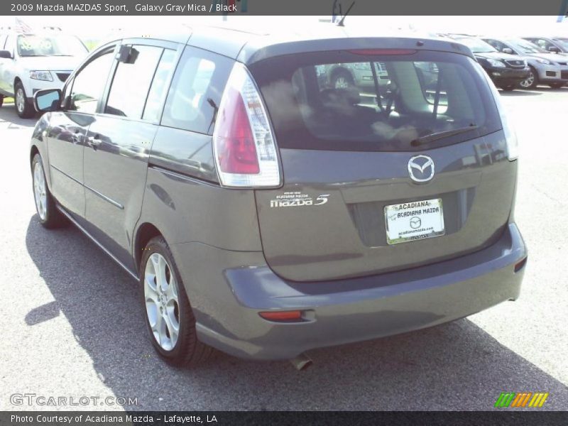 Galaxy Gray Mica / Black 2009 Mazda MAZDA5 Sport