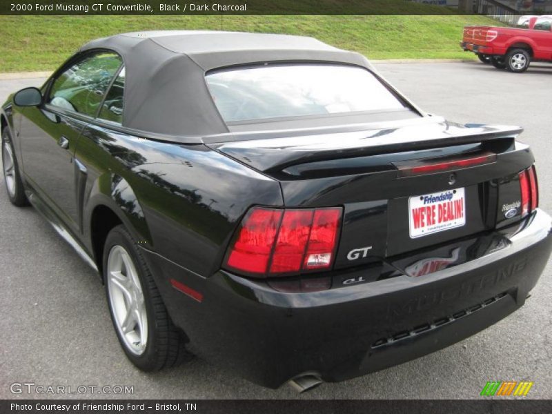 Black / Dark Charcoal 2000 Ford Mustang GT Convertible