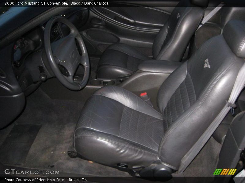 Black / Dark Charcoal 2000 Ford Mustang GT Convertible