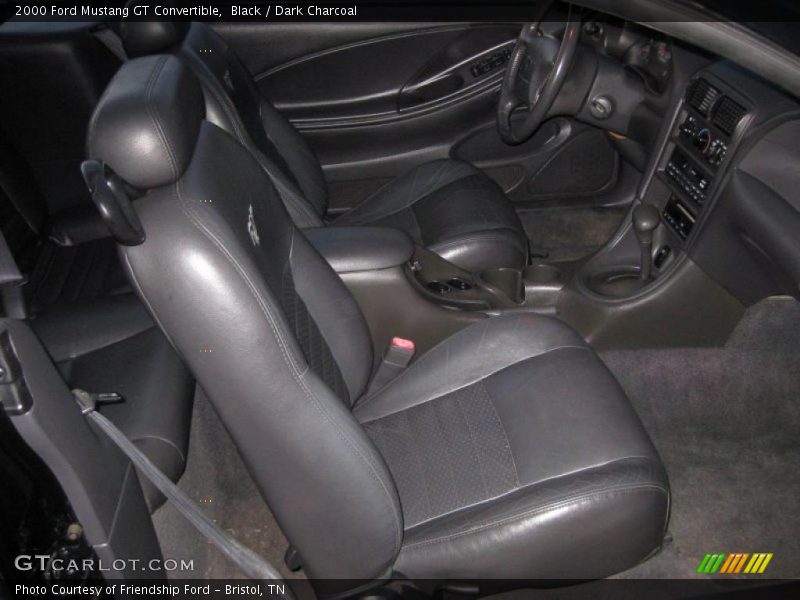 Black / Dark Charcoal 2000 Ford Mustang GT Convertible