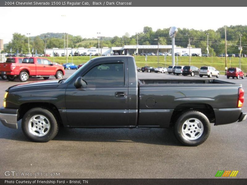 Black / Dark Charcoal 2004 Chevrolet Silverado 1500 LS Regular Cab