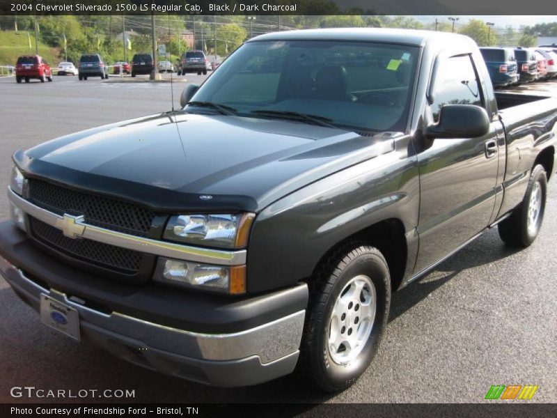 Black / Dark Charcoal 2004 Chevrolet Silverado 1500 LS Regular Cab