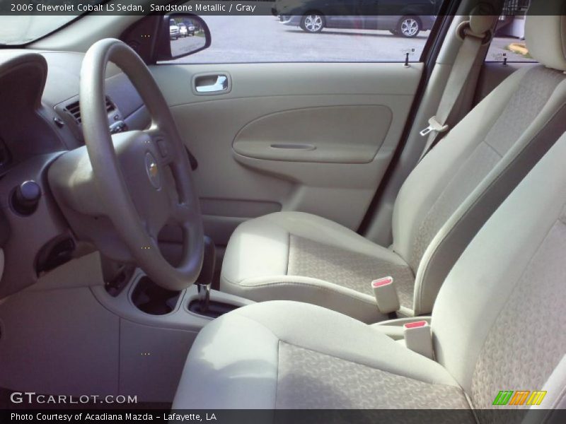 Sandstone Metallic / Gray 2006 Chevrolet Cobalt LS Sedan