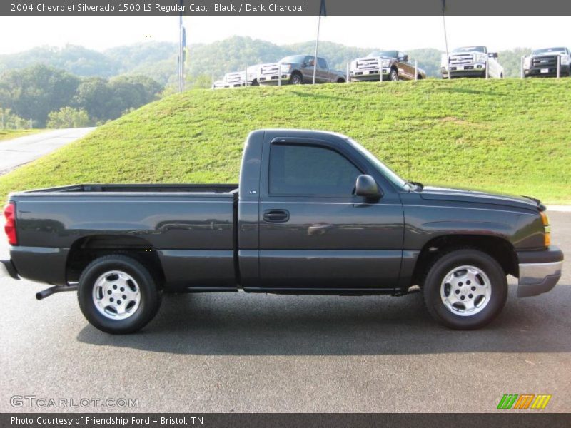 Black / Dark Charcoal 2004 Chevrolet Silverado 1500 LS Regular Cab