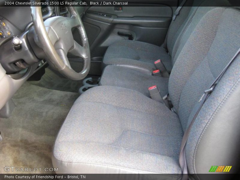 Black / Dark Charcoal 2004 Chevrolet Silverado 1500 LS Regular Cab