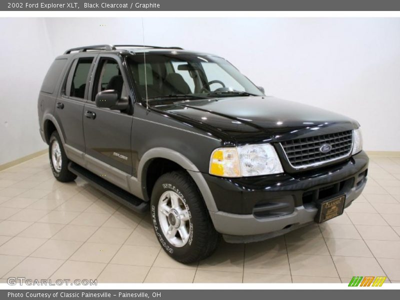 Black Clearcoat / Graphite 2002 Ford Explorer XLT