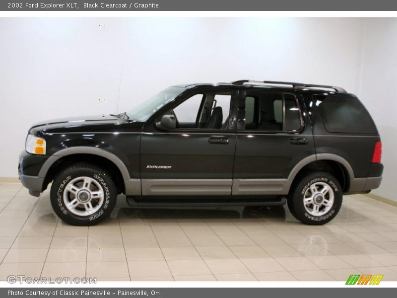 Black Clearcoat / Graphite 2002 Ford Explorer XLT