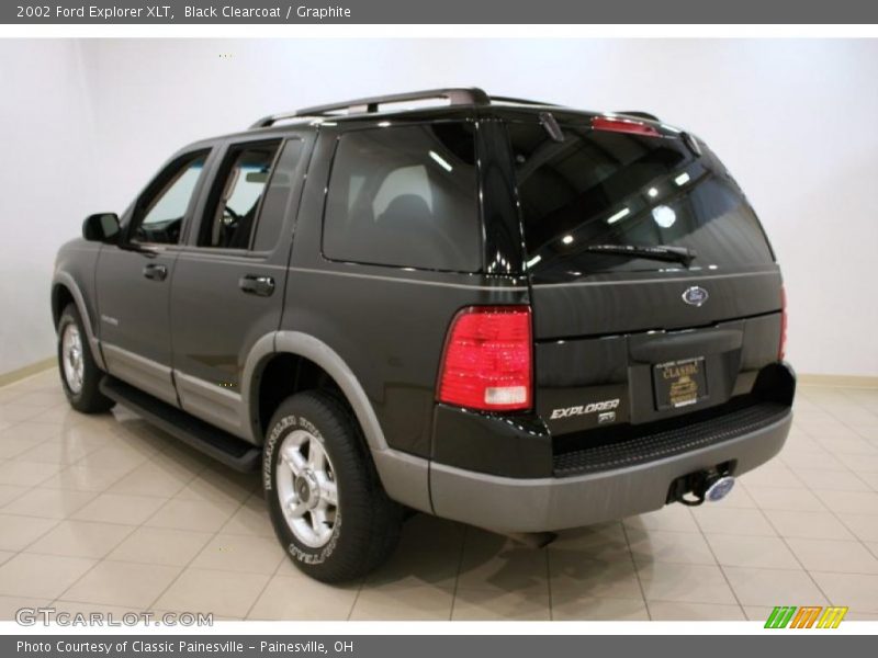 Black Clearcoat / Graphite 2002 Ford Explorer XLT