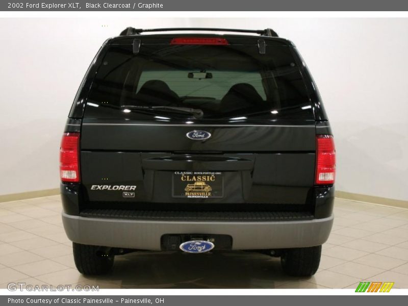 Black Clearcoat / Graphite 2002 Ford Explorer XLT