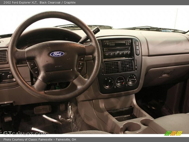 Black Clearcoat / Graphite 2002 Ford Explorer XLT