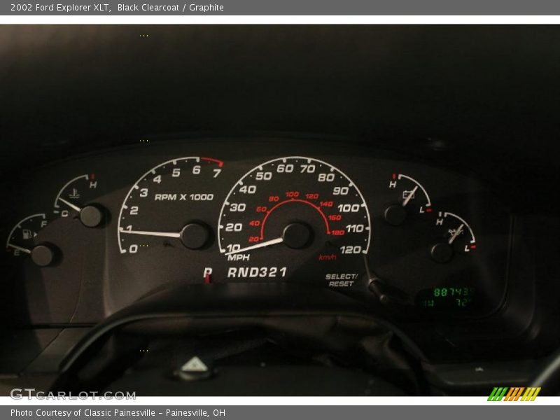 Black Clearcoat / Graphite 2002 Ford Explorer XLT