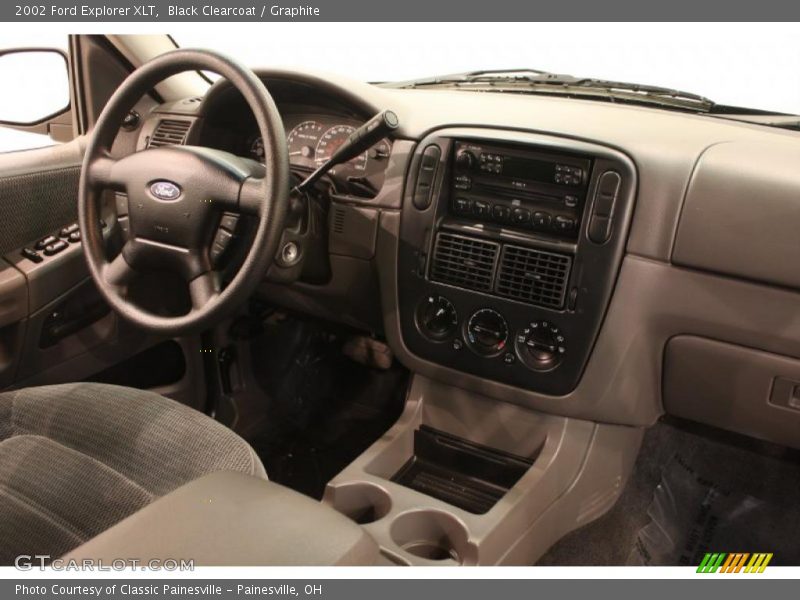 Black Clearcoat / Graphite 2002 Ford Explorer XLT