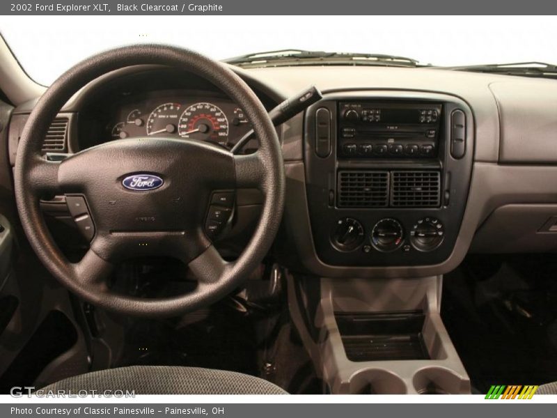 Black Clearcoat / Graphite 2002 Ford Explorer XLT