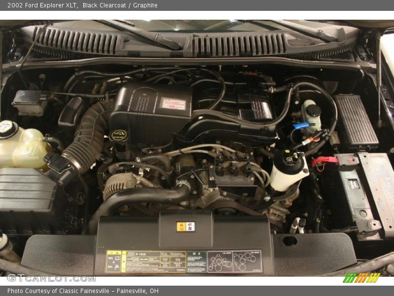 Black Clearcoat / Graphite 2002 Ford Explorer XLT