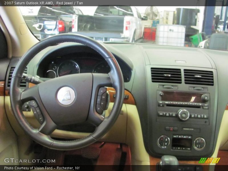 Red Jewel / Tan 2007 Saturn Outlook XR AWD