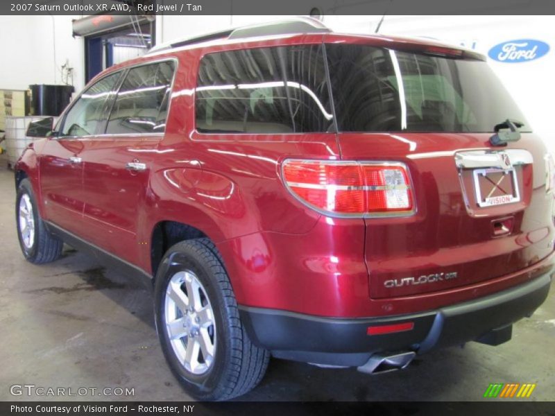 Red Jewel / Tan 2007 Saturn Outlook XR AWD