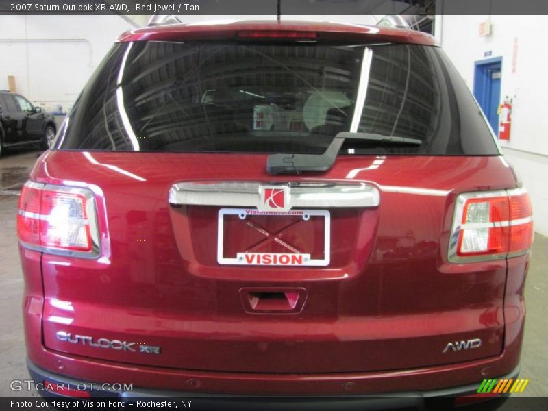 Red Jewel / Tan 2007 Saturn Outlook XR AWD