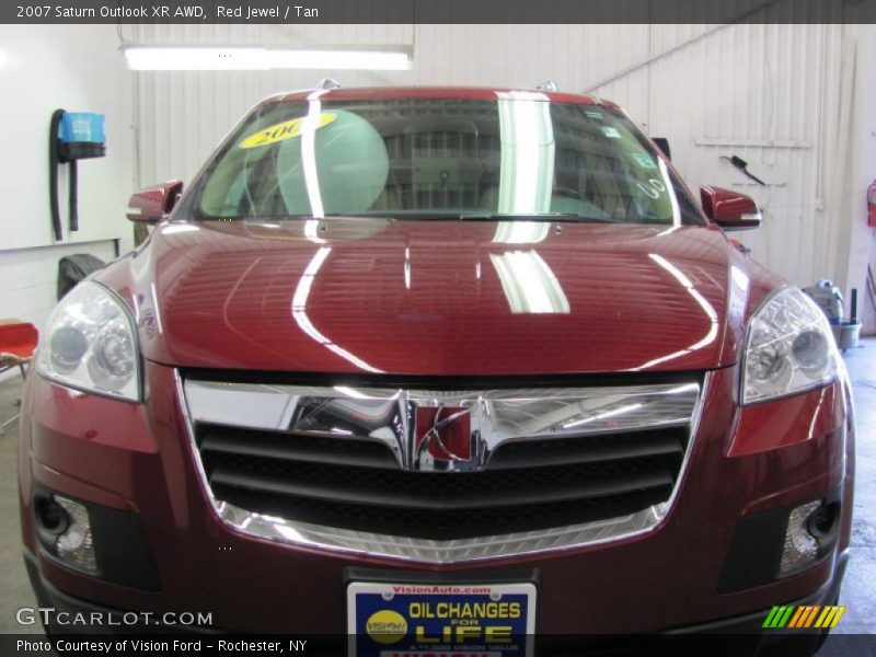 Red Jewel / Tan 2007 Saturn Outlook XR AWD
