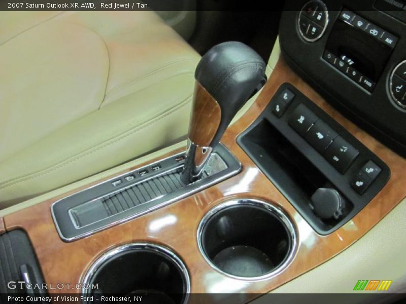 Red Jewel / Tan 2007 Saturn Outlook XR AWD