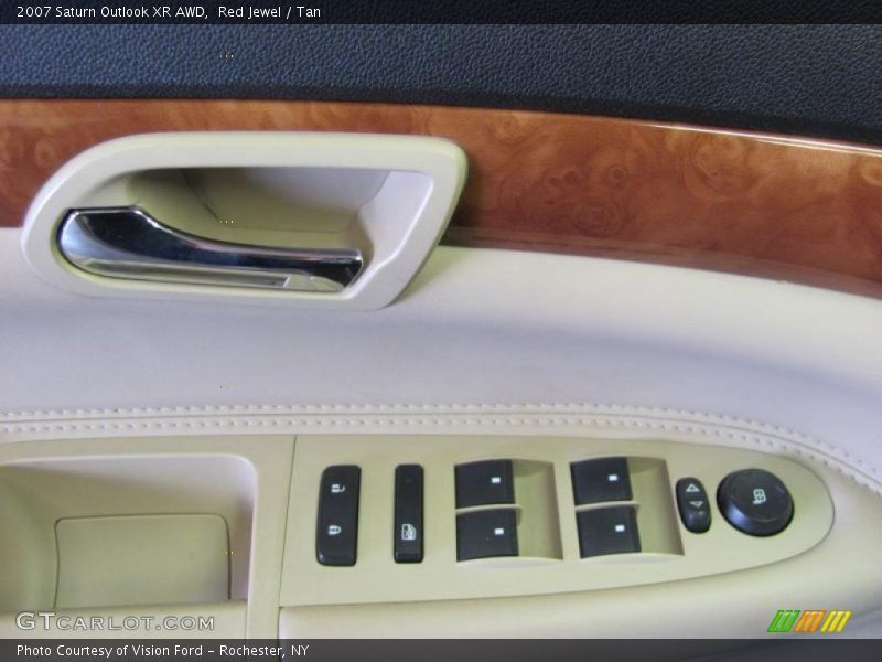 Red Jewel / Tan 2007 Saturn Outlook XR AWD