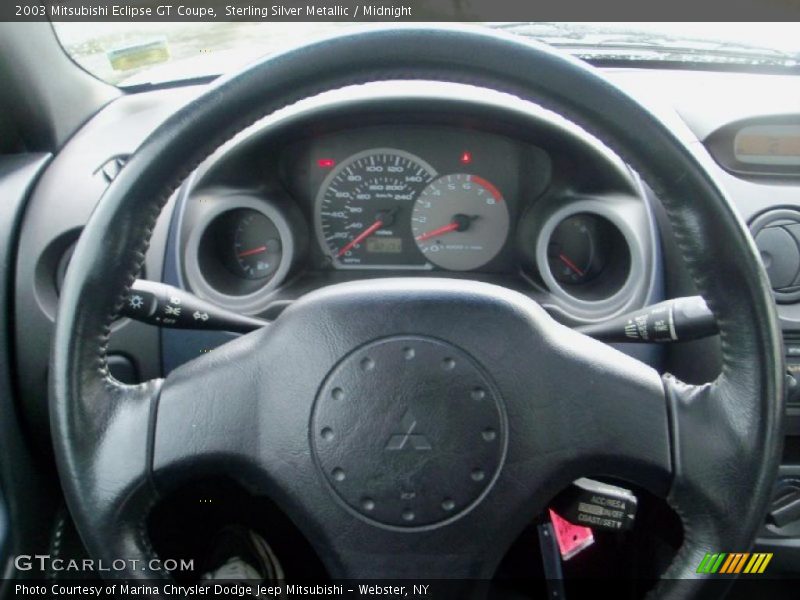 Sterling Silver Metallic / Midnight 2003 Mitsubishi Eclipse GT Coupe