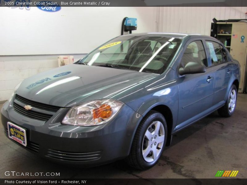 Blue Granite Metallic / Gray 2005 Chevrolet Cobalt Sedan