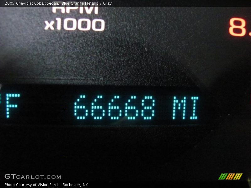 Blue Granite Metallic / Gray 2005 Chevrolet Cobalt Sedan