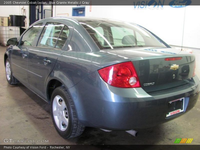 Blue Granite Metallic / Gray 2005 Chevrolet Cobalt Sedan