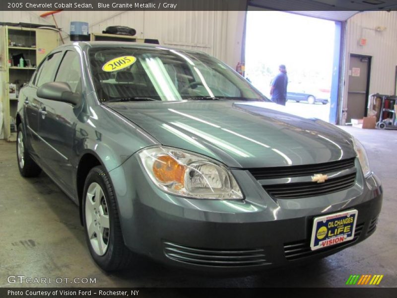 Blue Granite Metallic / Gray 2005 Chevrolet Cobalt Sedan