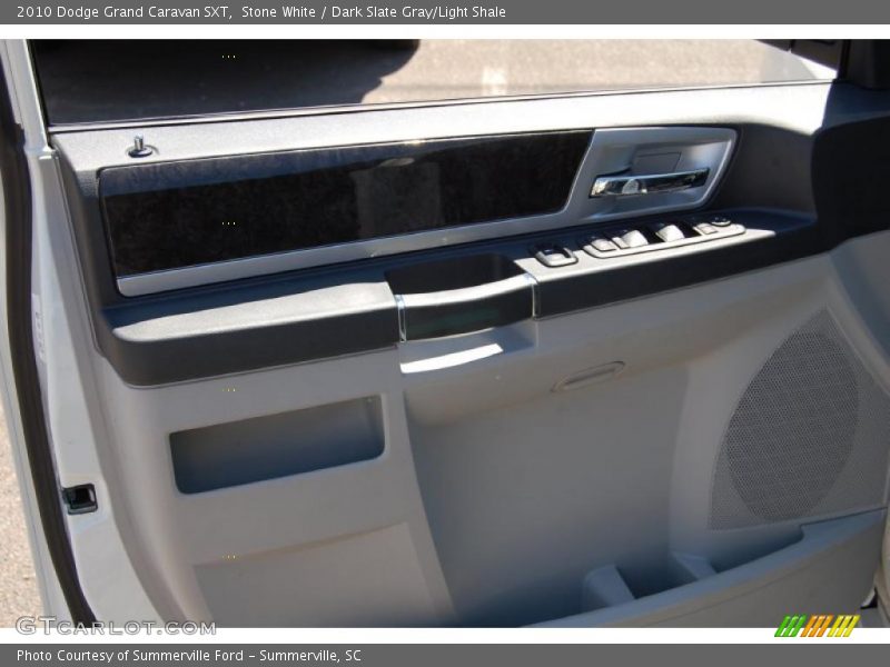 Stone White / Dark Slate Gray/Light Shale 2010 Dodge Grand Caravan SXT