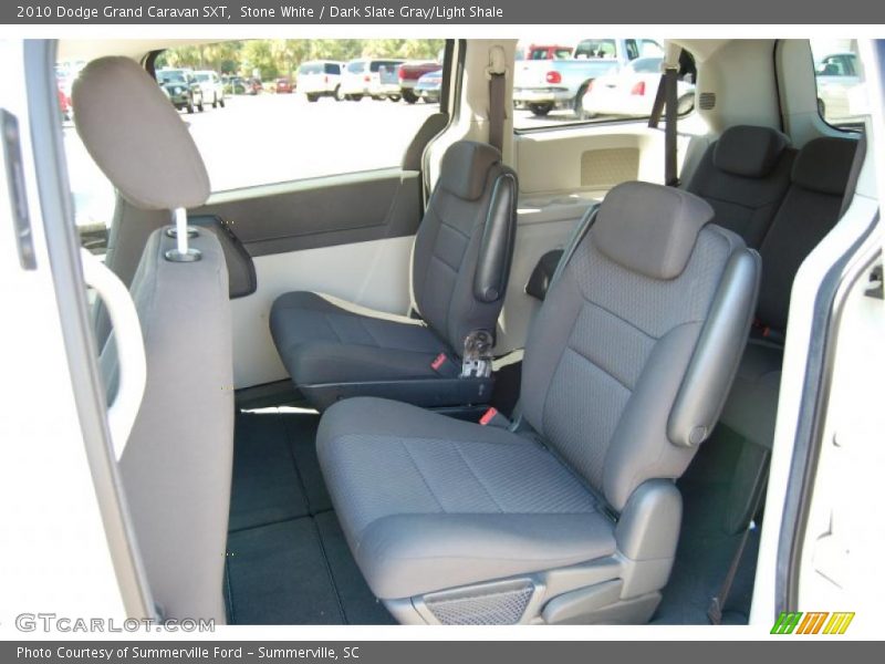 Stone White / Dark Slate Gray/Light Shale 2010 Dodge Grand Caravan SXT