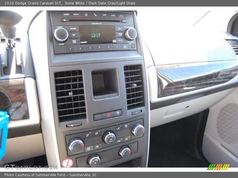 Stone White / Dark Slate Gray/Light Shale 2010 Dodge Grand Caravan SXT