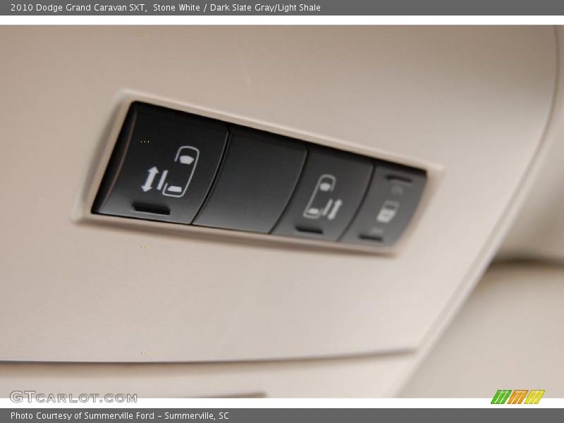 Stone White / Dark Slate Gray/Light Shale 2010 Dodge Grand Caravan SXT