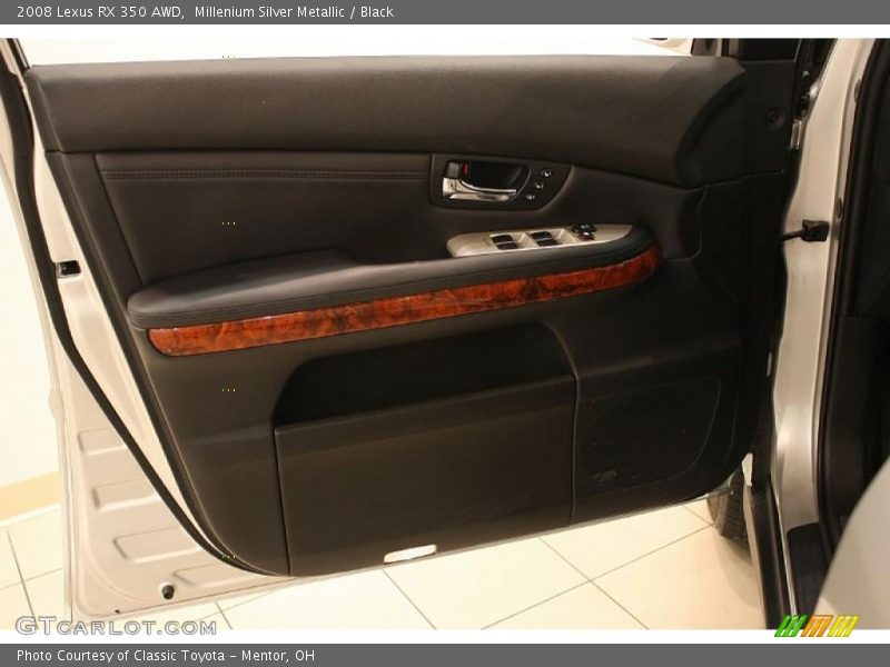 Millenium Silver Metallic / Black 2008 Lexus RX 350 AWD