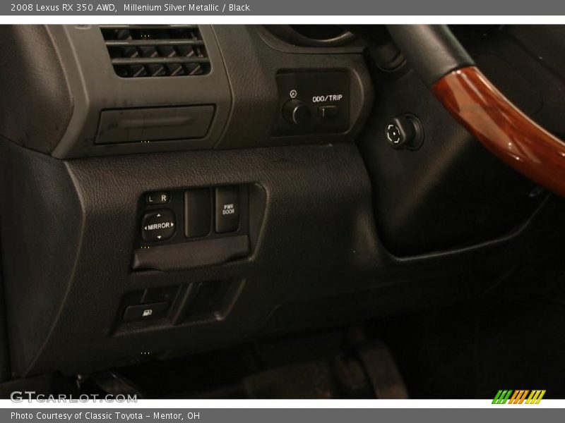Millenium Silver Metallic / Black 2008 Lexus RX 350 AWD