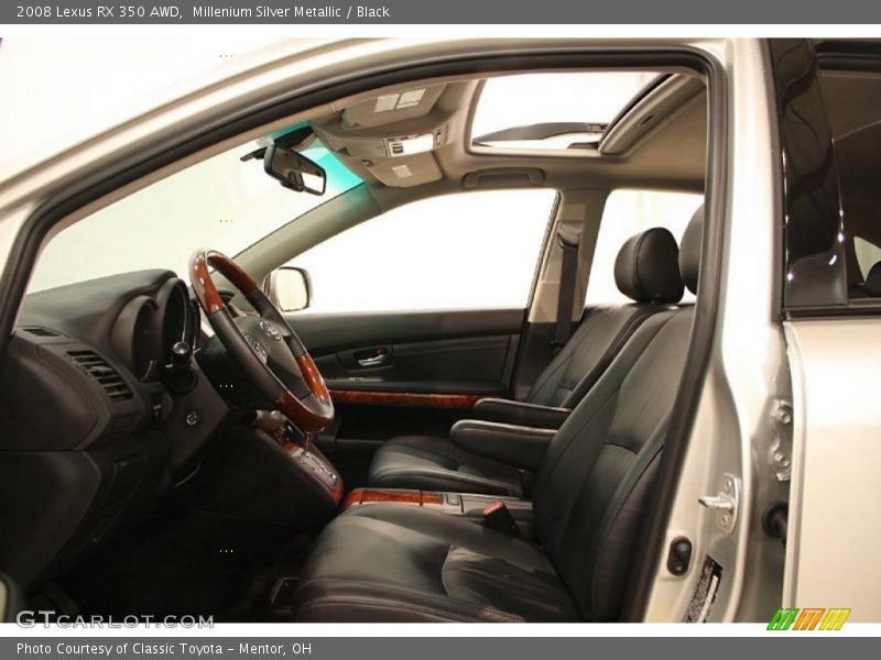 Millenium Silver Metallic / Black 2008 Lexus RX 350 AWD