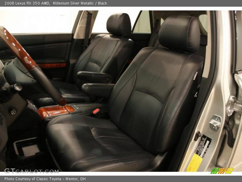 Millenium Silver Metallic / Black 2008 Lexus RX 350 AWD