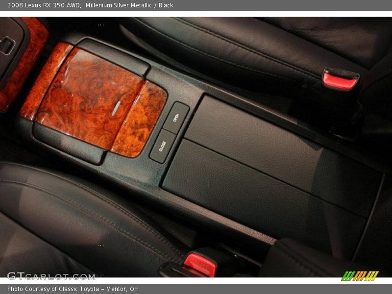 Millenium Silver Metallic / Black 2008 Lexus RX 350 AWD