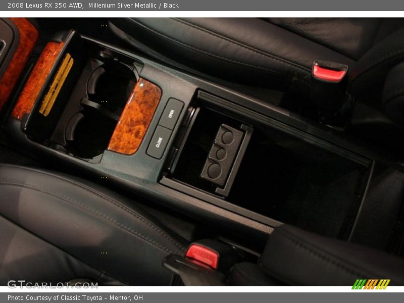 Millenium Silver Metallic / Black 2008 Lexus RX 350 AWD