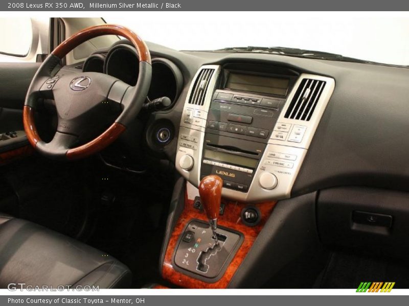 Millenium Silver Metallic / Black 2008 Lexus RX 350 AWD