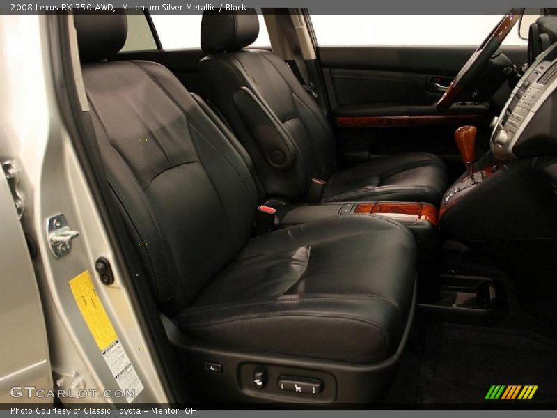 Millenium Silver Metallic / Black 2008 Lexus RX 350 AWD