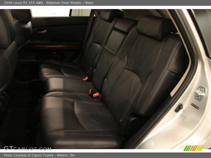 Millenium Silver Metallic / Black 2008 Lexus RX 350 AWD