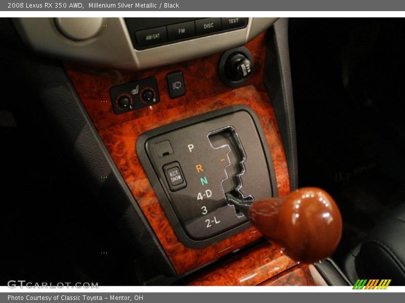 Millenium Silver Metallic / Black 2008 Lexus RX 350 AWD