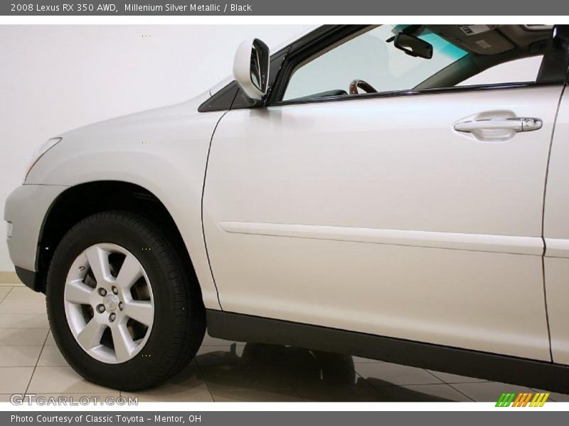 Millenium Silver Metallic / Black 2008 Lexus RX 350 AWD