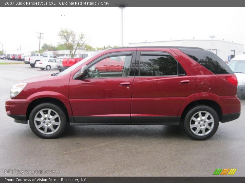 Cardinal Red Metallic / Gray 2007 Buick Rendezvous CXL