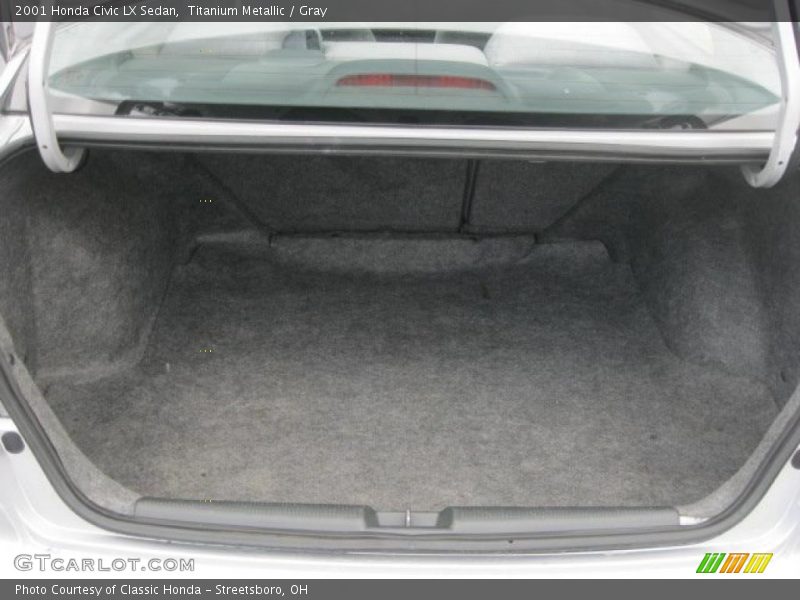 Titanium Metallic / Gray 2001 Honda Civic LX Sedan