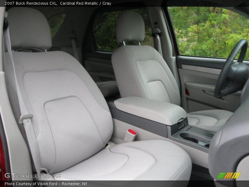 Cardinal Red Metallic / Gray 2007 Buick Rendezvous CXL