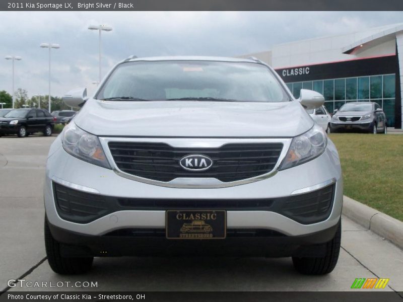 Bright Silver / Black 2011 Kia Sportage LX