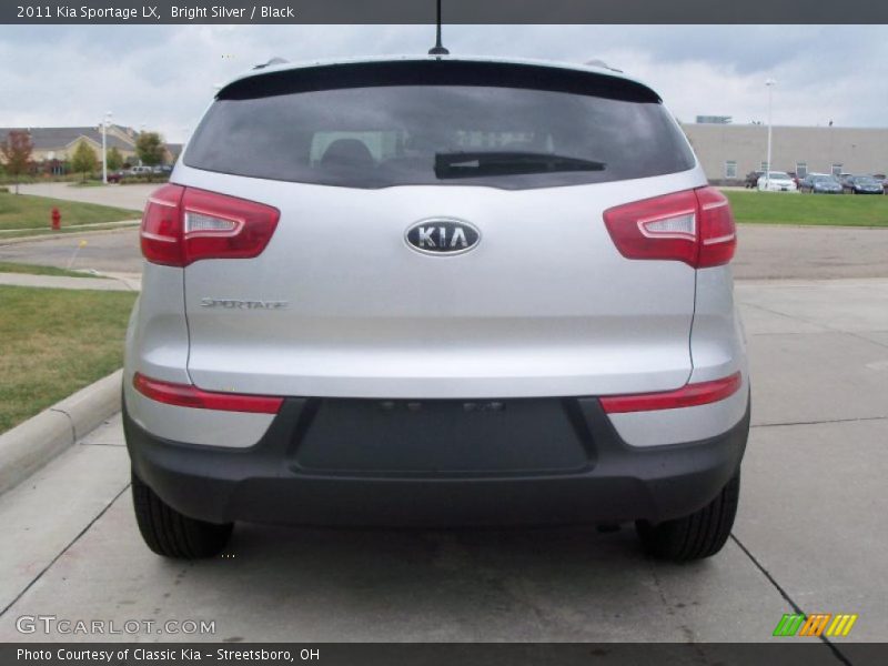 Bright Silver / Black 2011 Kia Sportage LX