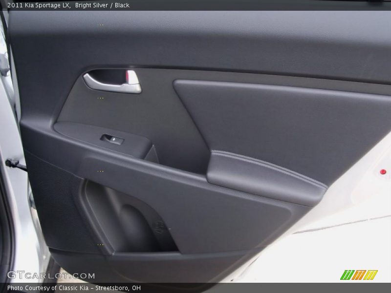 Bright Silver / Black 2011 Kia Sportage LX